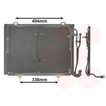 Condenseur, climatisation VAN WEZEL OEM 2028301070