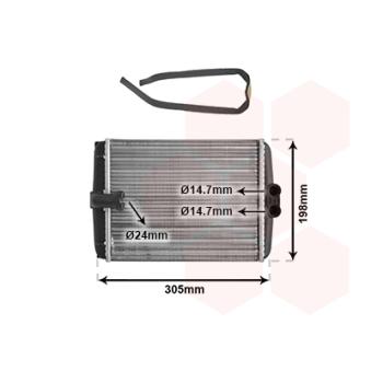 Système de chauffage VAN WEZEL 30006250