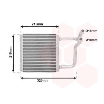 Système de chauffage VAN WEZEL OEM A2118300361 Système de chauffage VAN WEZEL OEM A2118300361