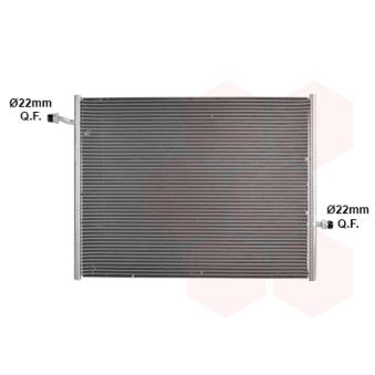 Radiateur, refroidissement du moteur VAN WEZEL 30012703
