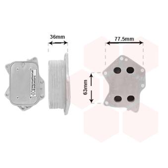 Radiateur d'huile VAN WEZEL OEM 2701800500