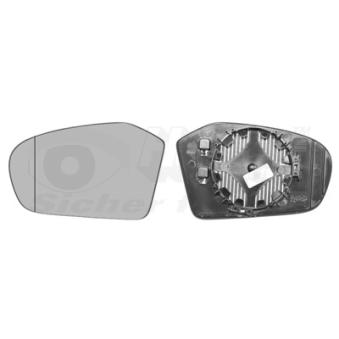 Verre de rétroviseur, rétroviseur extérieur VAN WEZEL OEM 1698100721