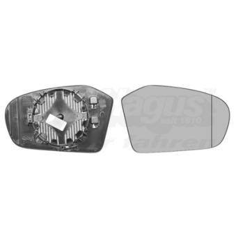 Verre de rétroviseur, rétroviseur extérieur VAN WEZEL OEM A1698100821