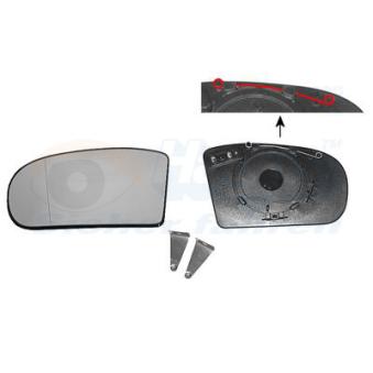 Verre de rétroviseur, rétroviseur extérieur VAN WEZEL [3032837]