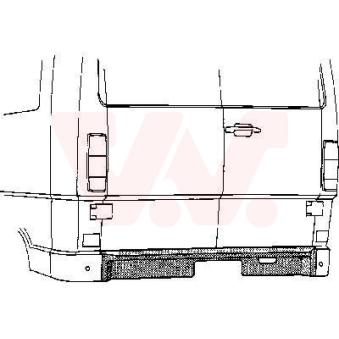 Panneau arrière VAN WEZEL 3070136
