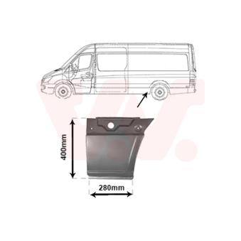 Panneau latéral arrière gauche VAN WEZEL [3077141]