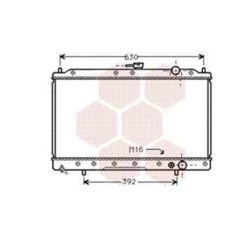 Radiateur, refroidissement du moteur VAN WEZEL OEM MB356527