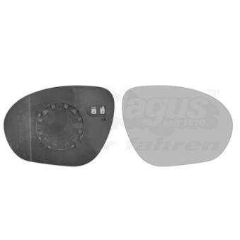 Verre de rétroviseur, rétroviseur extérieur VAN WEZEL [3380838]