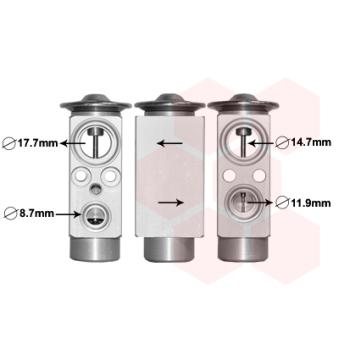 Détendeur, climatisation VAN WEZEL 37001461