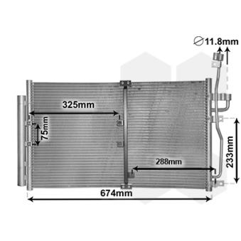 Condenseur, climatisation VAN WEZEL OEM 20759648