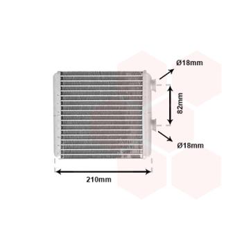 Système de chauffage VAN WEZEL OEM 1618288