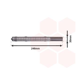 Filtre déshydratant, climatisation VAN WEZEL 3700D479