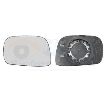 Verre de rétroviseur, rétroviseur extérieur VAN WEZEL [3701832]