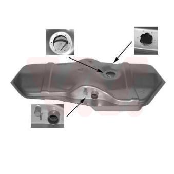 Réservoir de carburant VAN WEZEL 3730084