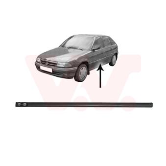 Baguette et bande protectrice, porte avant gauche VAN WEZEL [3734423]