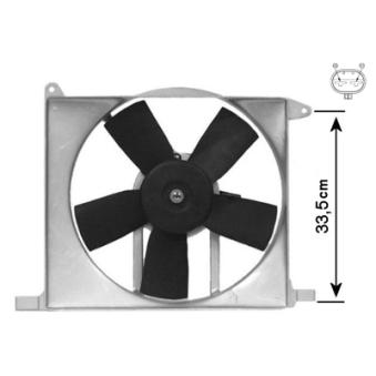 Ventilateur, refroidissement du moteur VAN WEZEL OEM 1314271 Ventilateur, refroidissement du moteur VAN WEZEL OEM 1314271