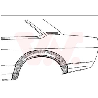 Panneau latéral arrière gauche VAN WEZEL 3757145