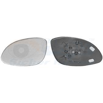 Verre de rétroviseur, rétroviseur extérieur VAN WEZEL [3766831]