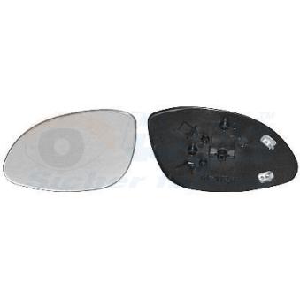 Verre de rétroviseur, rétroviseur extérieur VAN WEZEL [3766835]