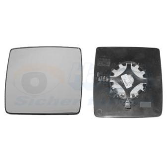 Verre de rétroviseur, rétroviseur extérieur VAN WEZEL [3789832]