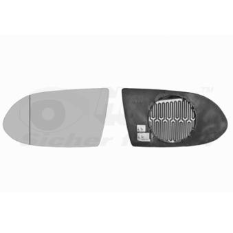Verre de rétroviseur, rétroviseur extérieur VAN WEZEL OEM 6428749