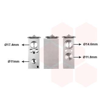 Détendeur, climatisation VAN WEZEL OEM 6461K6