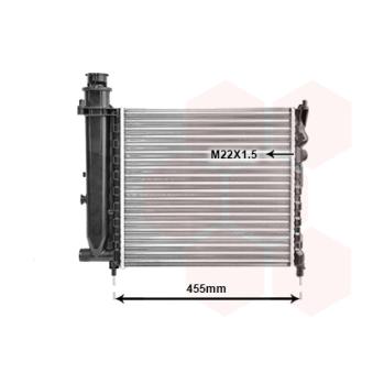 Radiateur, refroidissement du moteur VAN WEZEL OEM 1300N8