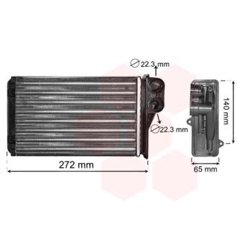 Système de chauffage VAN WEZEL OEM 6448P9