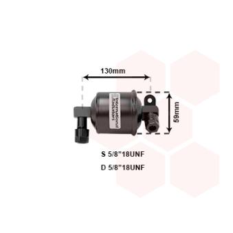 Filtre déshydratant, climatisation VAN WEZEL OEM 6455W1