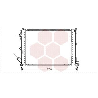 Radiateur, refroidissement du moteur VAN WEZEL OEM 6025310088 Radiateur, refroidissement du moteur VAN WEZEL OEM 6025310088