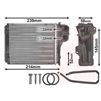 Système de chauffage VAN WEZEL 43006398