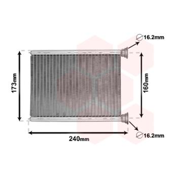 Système de chauffage VAN WEZEL 43006569
