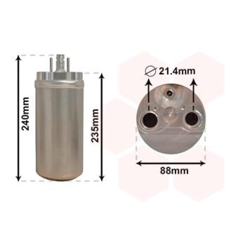 Filtre déshydratant, climatisation VAN WEZEL OEM 8200766008