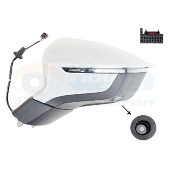 Rétroviseur extérieur VAN WEZEL 4907825