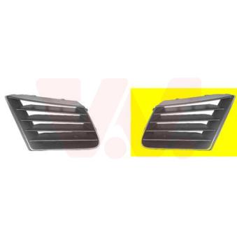 Grille de radiateur avant gauche VAN WEZEL [4917511]