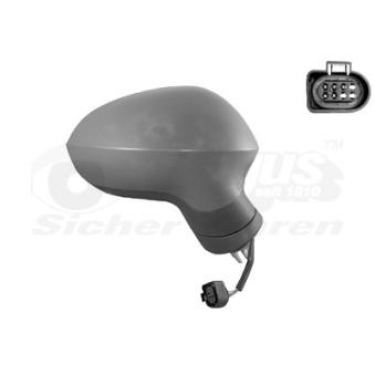 Rétroviseur extérieur VAN WEZEL OEM 6J0857538DGRU
