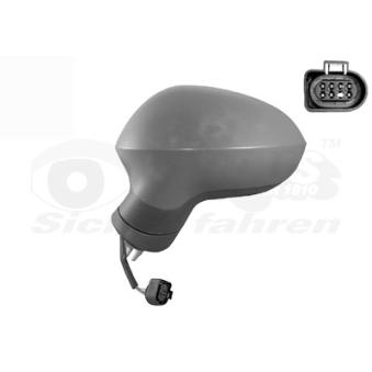 Rétroviseur extérieur VAN WEZEL OEM 6J0857521H