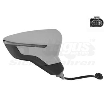 Rétroviseur extérieur VAN WEZEL OEM 5F1857508N9B9