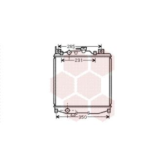 Radiateur, refroidissement du moteur VAN WEZEL OEM 1770060B21 Radiateur, refroidissement du moteur VAN WEZEL OEM 1770060B21