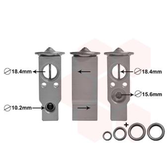 Détendeur, climatisation VAN WEZEL 53001710
