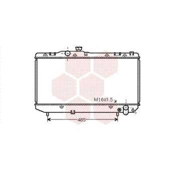 Radiateur, refroidissement du moteur VAN WEZEL OEM 1640074500