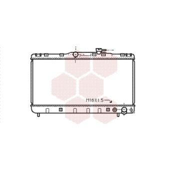 Radiateur, refroidissement du moteur VAN WEZEL OEM 1640064730