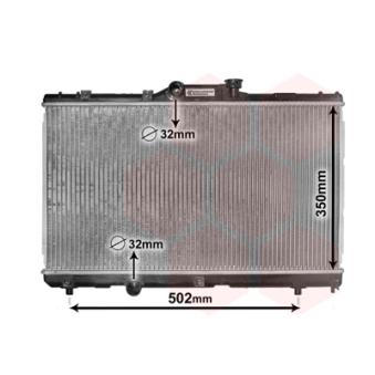 Radiateur, refroidissement du moteur VAN WEZEL OEM 1640016491