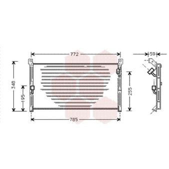 Condenseur, climatisation VAN WEZEL 53005130