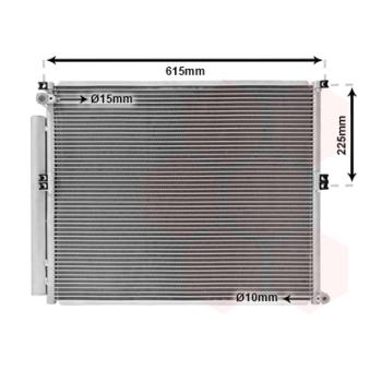 Condenseur, climatisation VAN WEZEL OEM 8846135160
