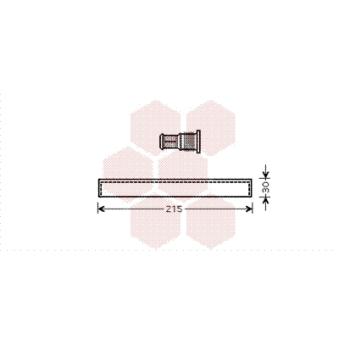 Filtre déshydratant, climatisation VAN WEZEL OEM 8847417010