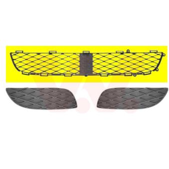 Grille de ventilation, pare-chocs VAN WEZEL [5431590]