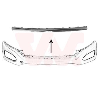 Baguette et bande protectrice, pare-chocs VAN WEZEL [5710580]