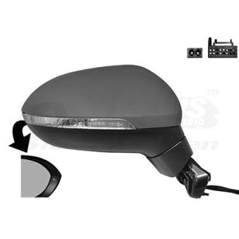 Rétroviseur extérieur VAN WEZEL OEM 3G0857538BGRU