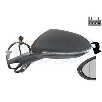 Rétroviseur extérieur VAN WEZEL [5766805]